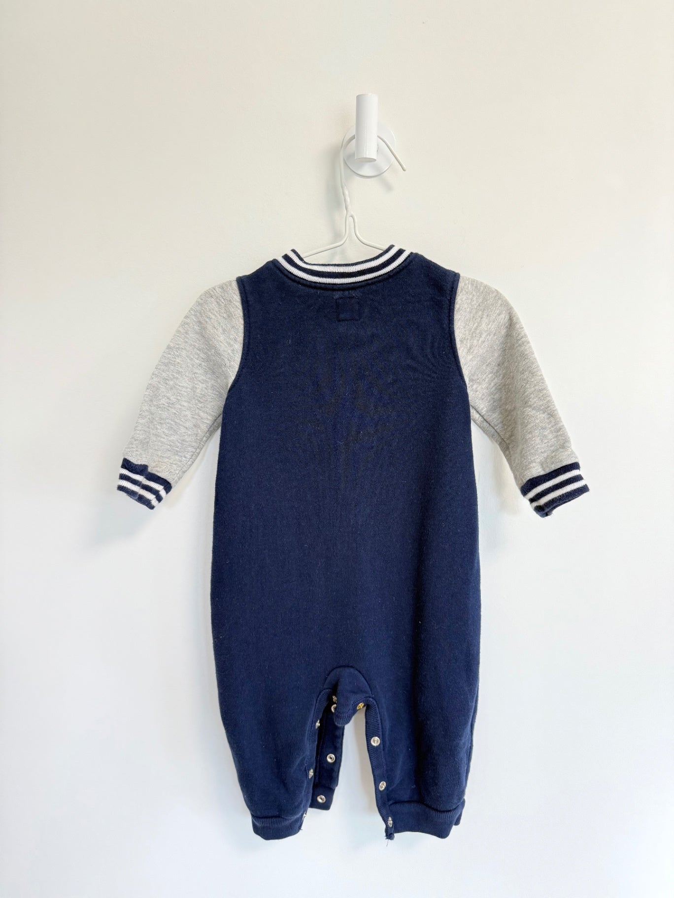 GAP Romper 6-12 months Navy blue and gray