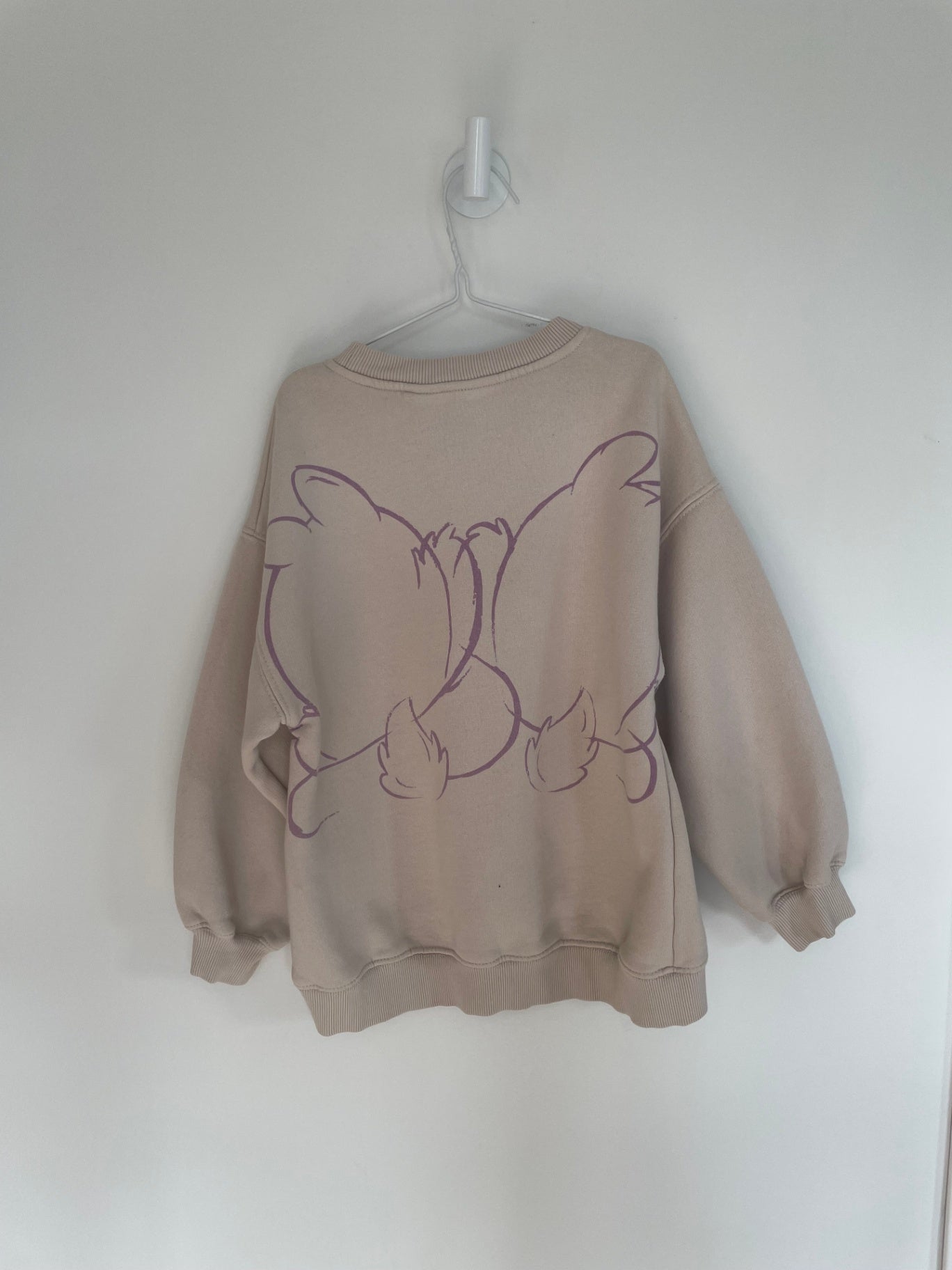 Zara x Disney Sweatshirt 9 years Beige