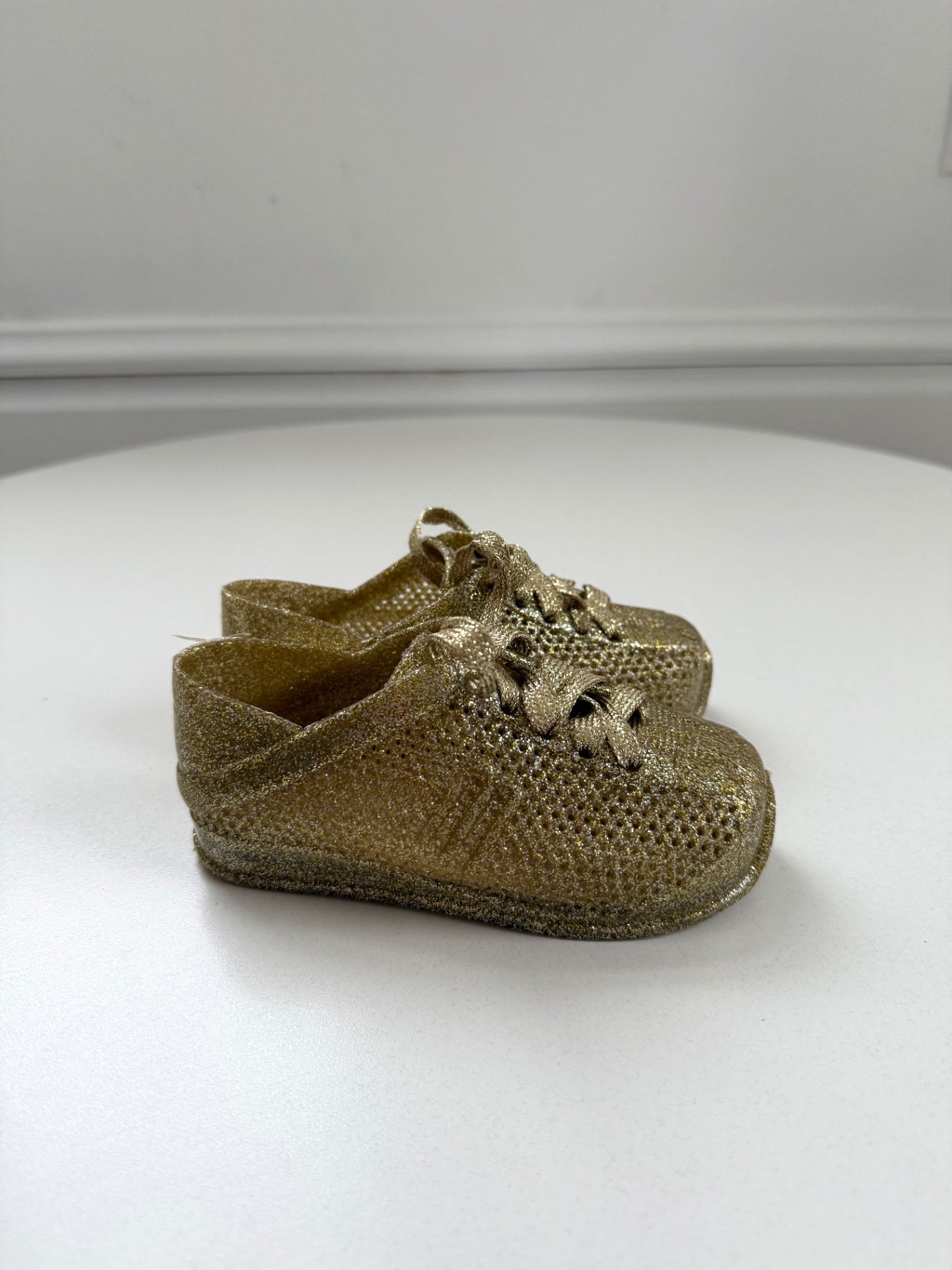 Mini Melissa Shoes Gold