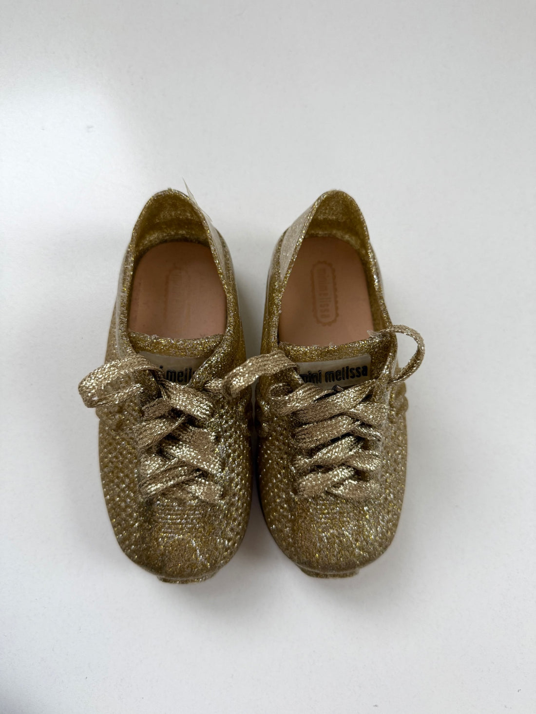 Mini Melissa Shoes Gold