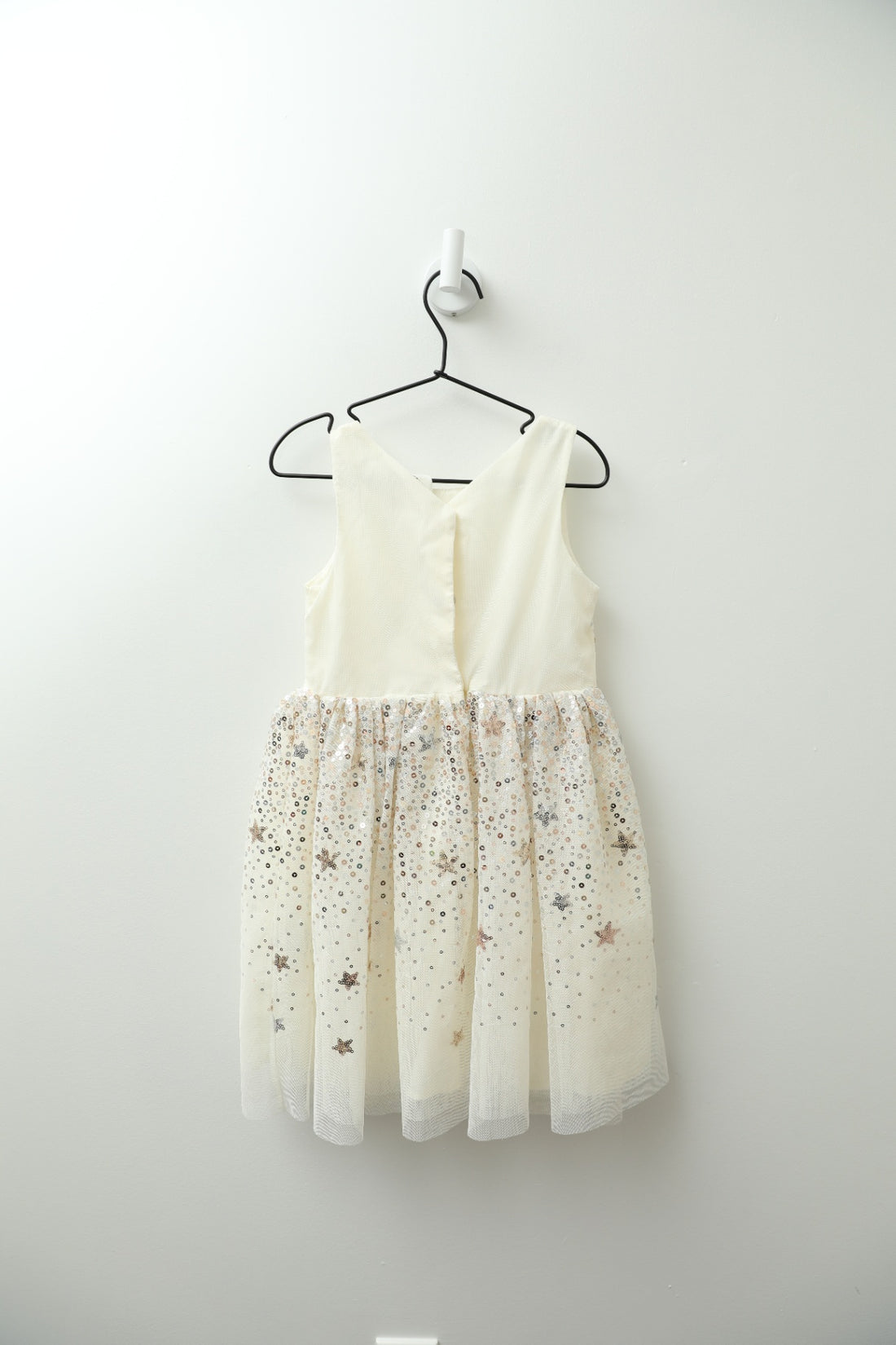 H & M Dress 4-5 Years Ivory/Gold