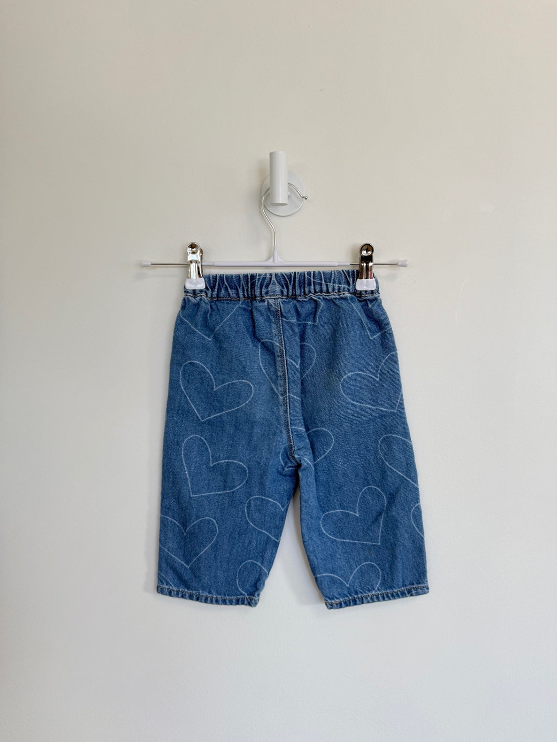 Zara Jeans 1-2 years Denim w/hearts