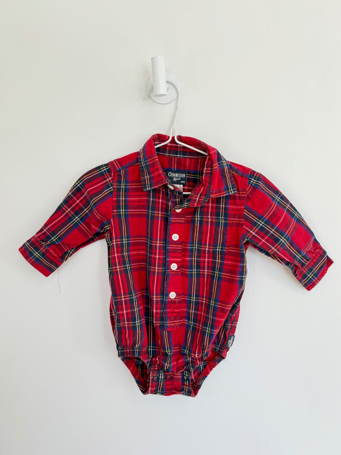 OshKosh Plaid Shirt 9 months