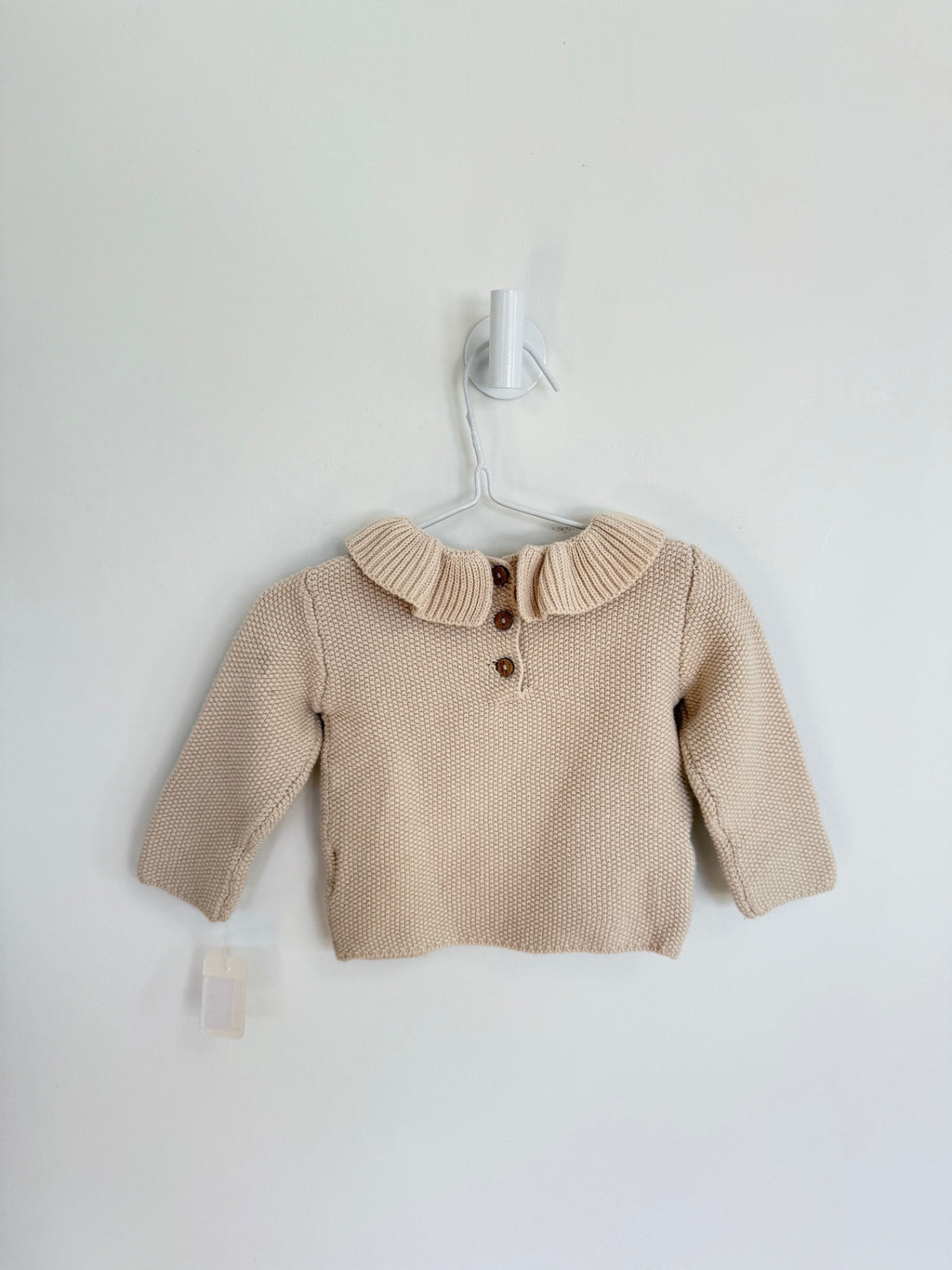 Qunicy Mae Sweater 6-12 months Beige