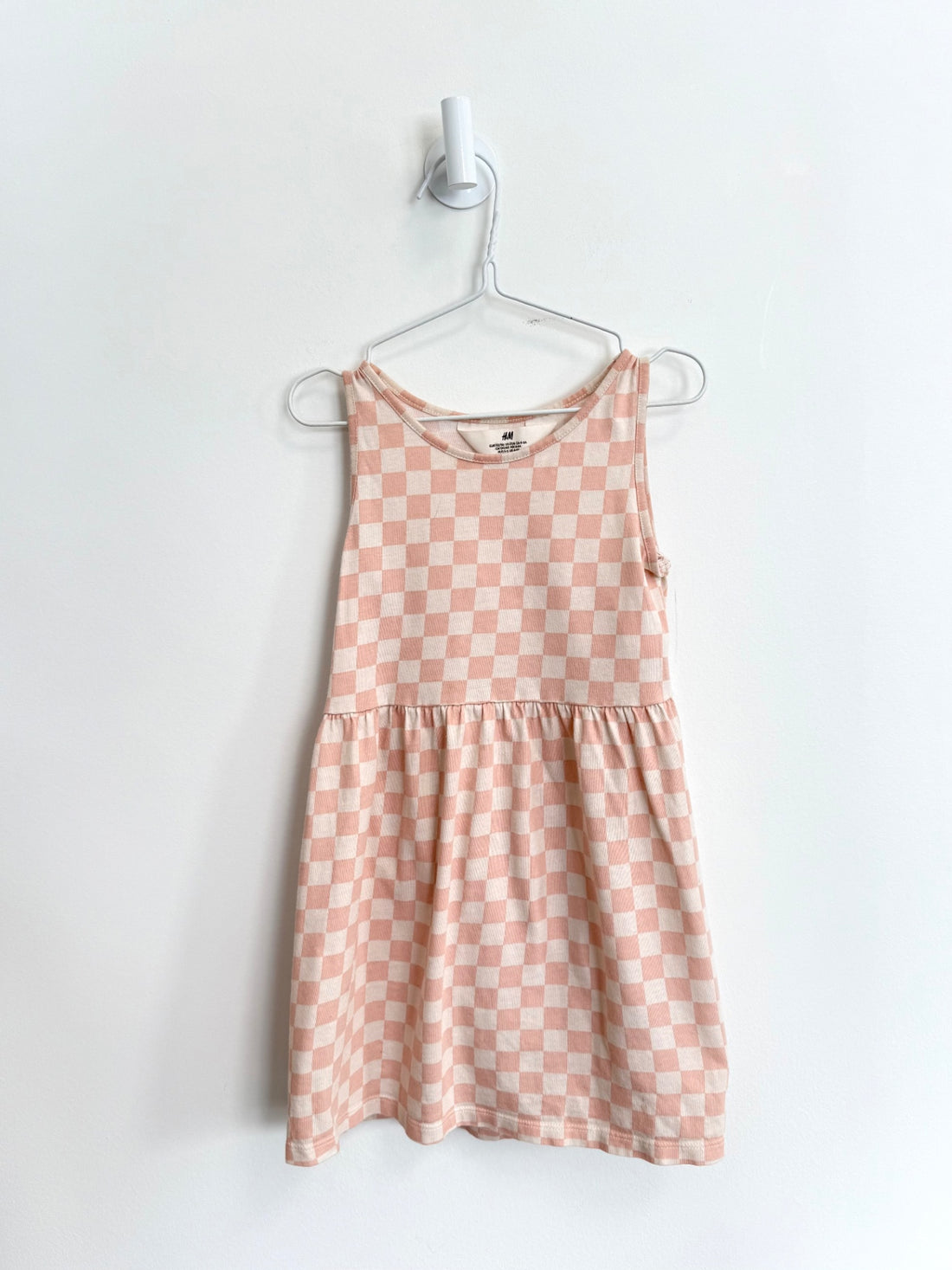 H&M Play bundle Dress 4-6 years Pink/White check