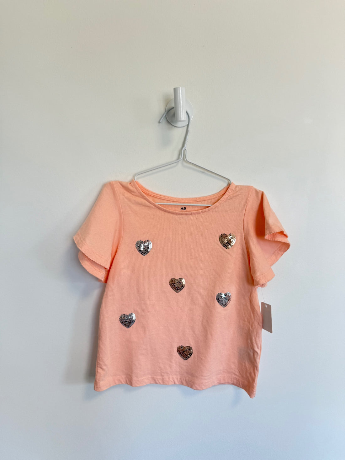 H&M T-Shirt 4-6 years Peach