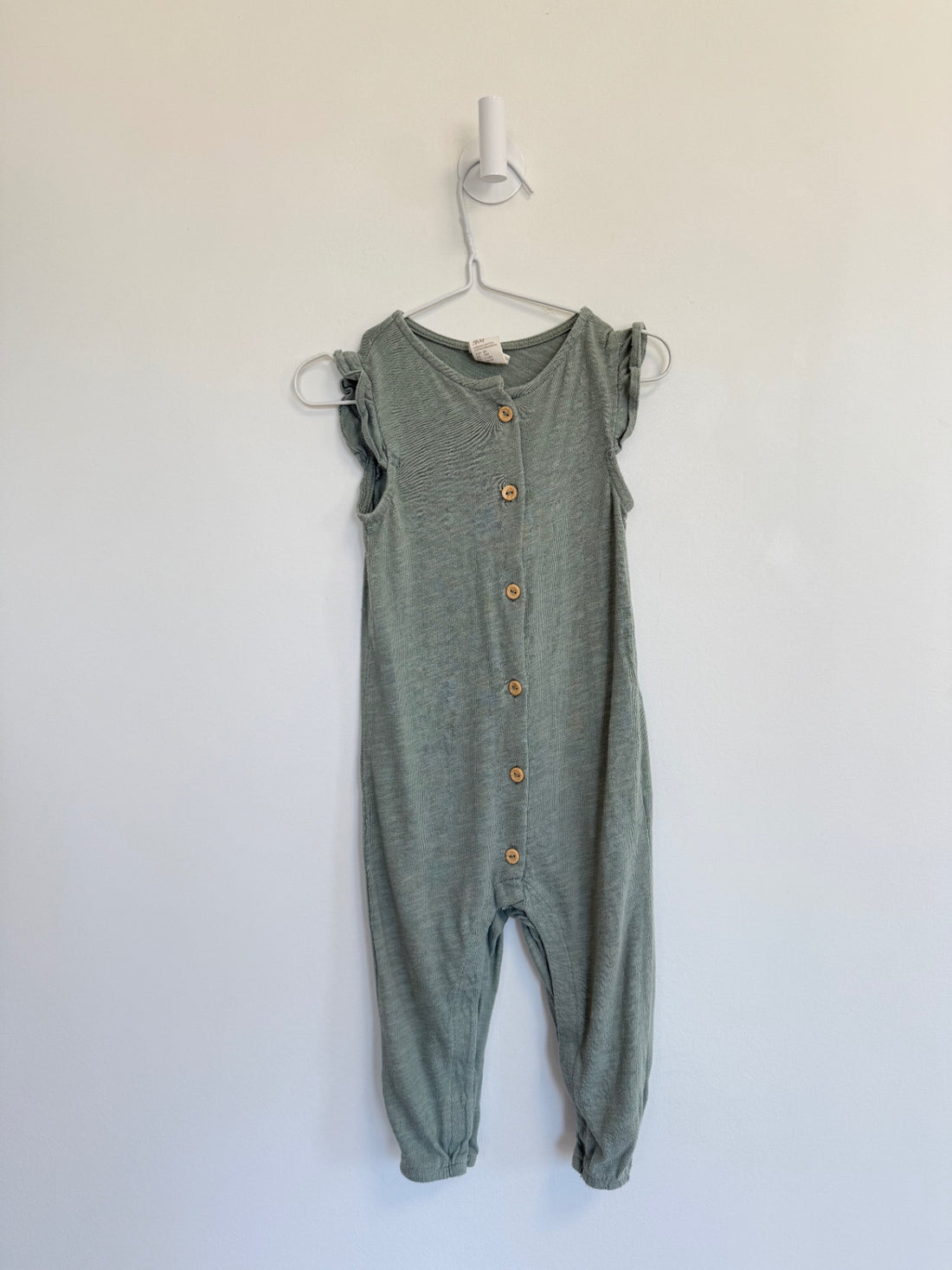 H&M Romper 9-12 months Seafoam