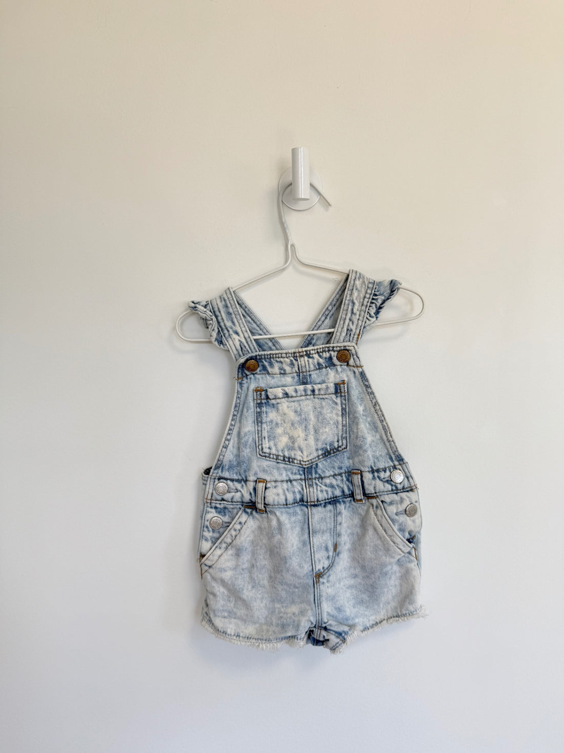 GAP Overalls- Shorts 18-24 months Denim
