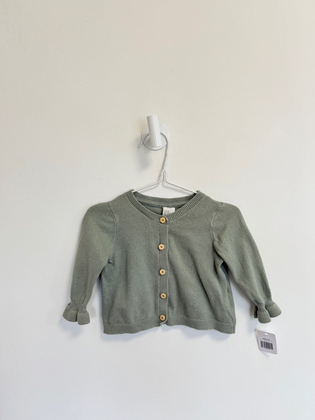 H&M Cardigan 4-6 months Sage