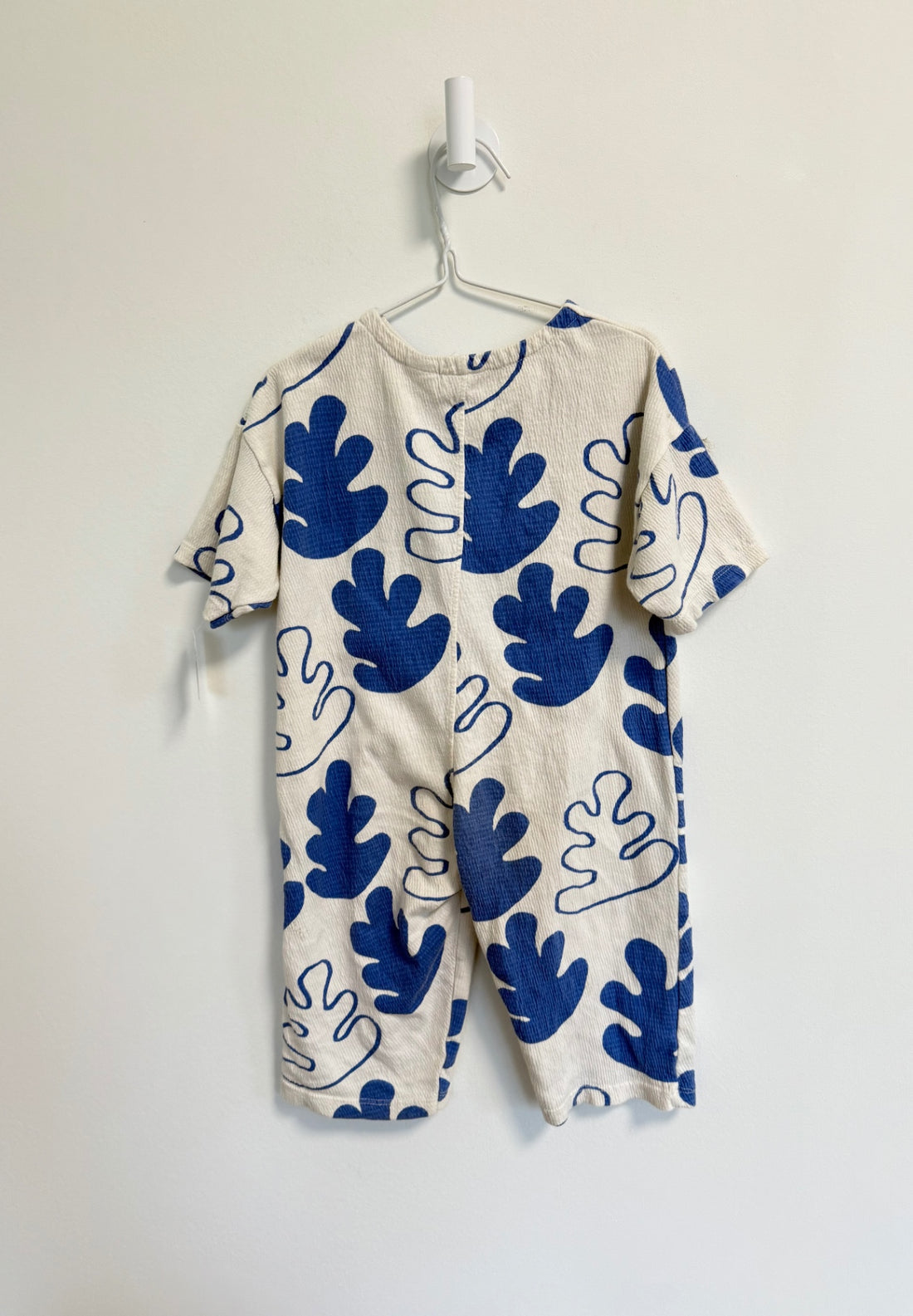 Zara Romper 18-24 months White/Blue
