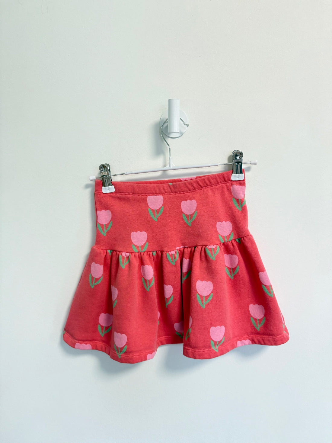 H&M Skirt 4-6 years Coral tulips