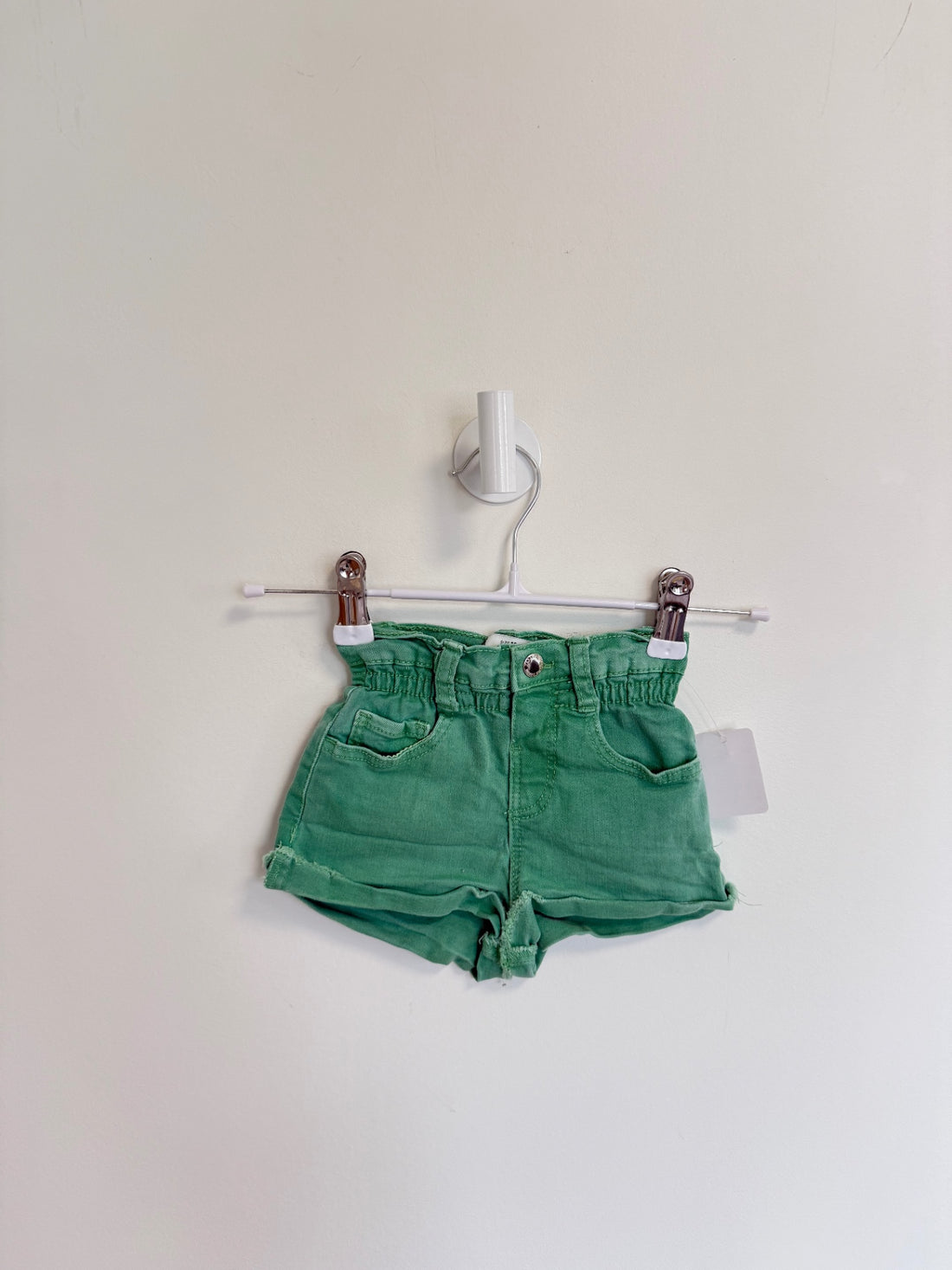 Zara Shorts 12-18 months Green