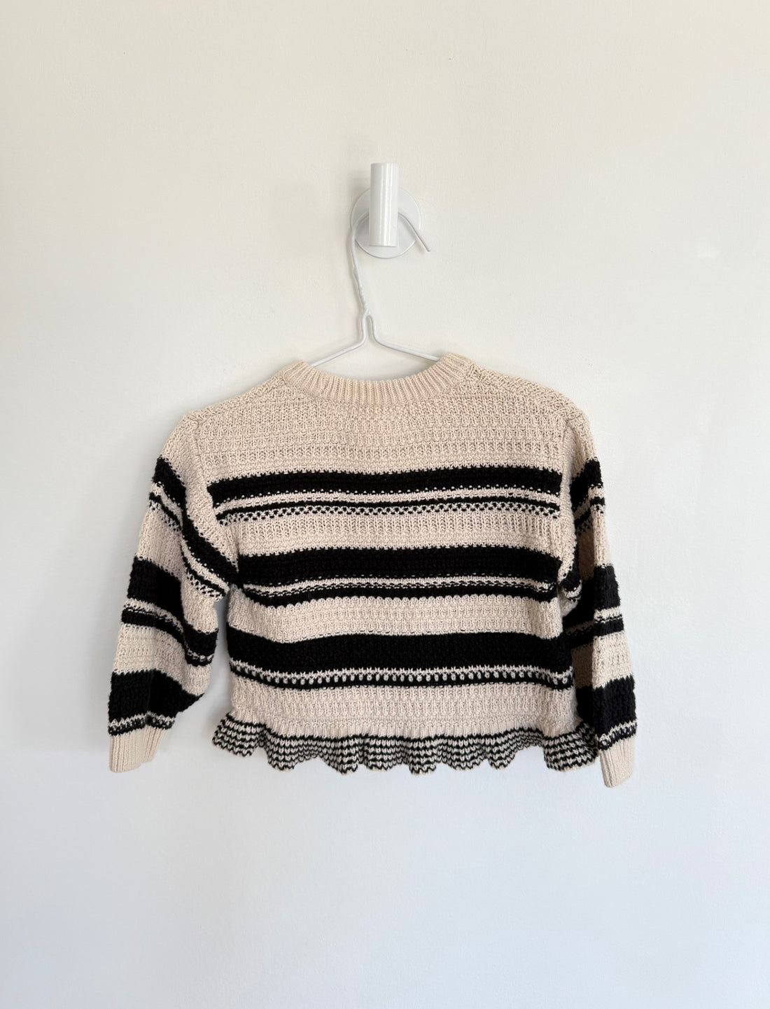 Zara Sweater 9-12 months Cream/Black