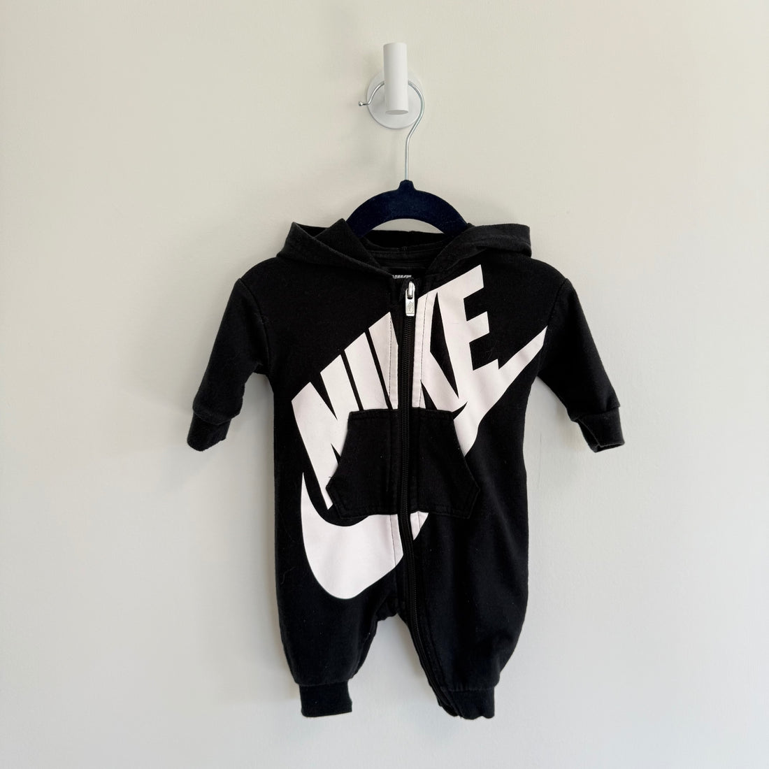 NIKE Romper 3 Months Black and white