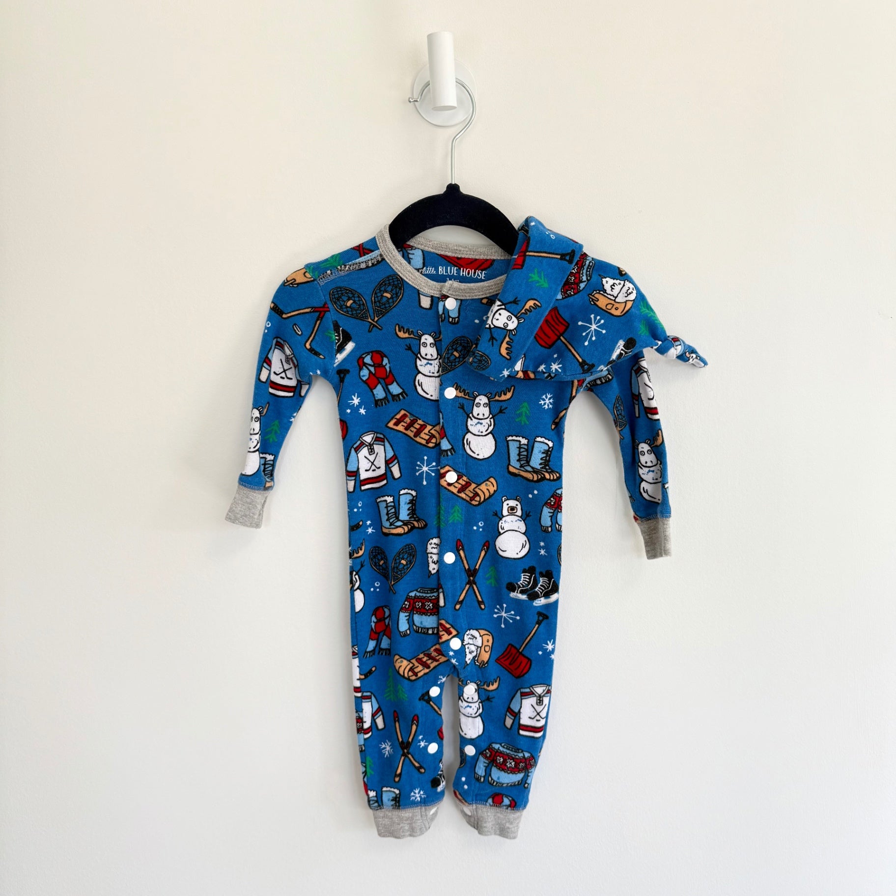 Little Blue House onesie 3-6 months