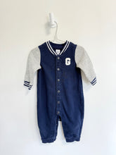 GAP Romper 6-12 months Navy blue and gray