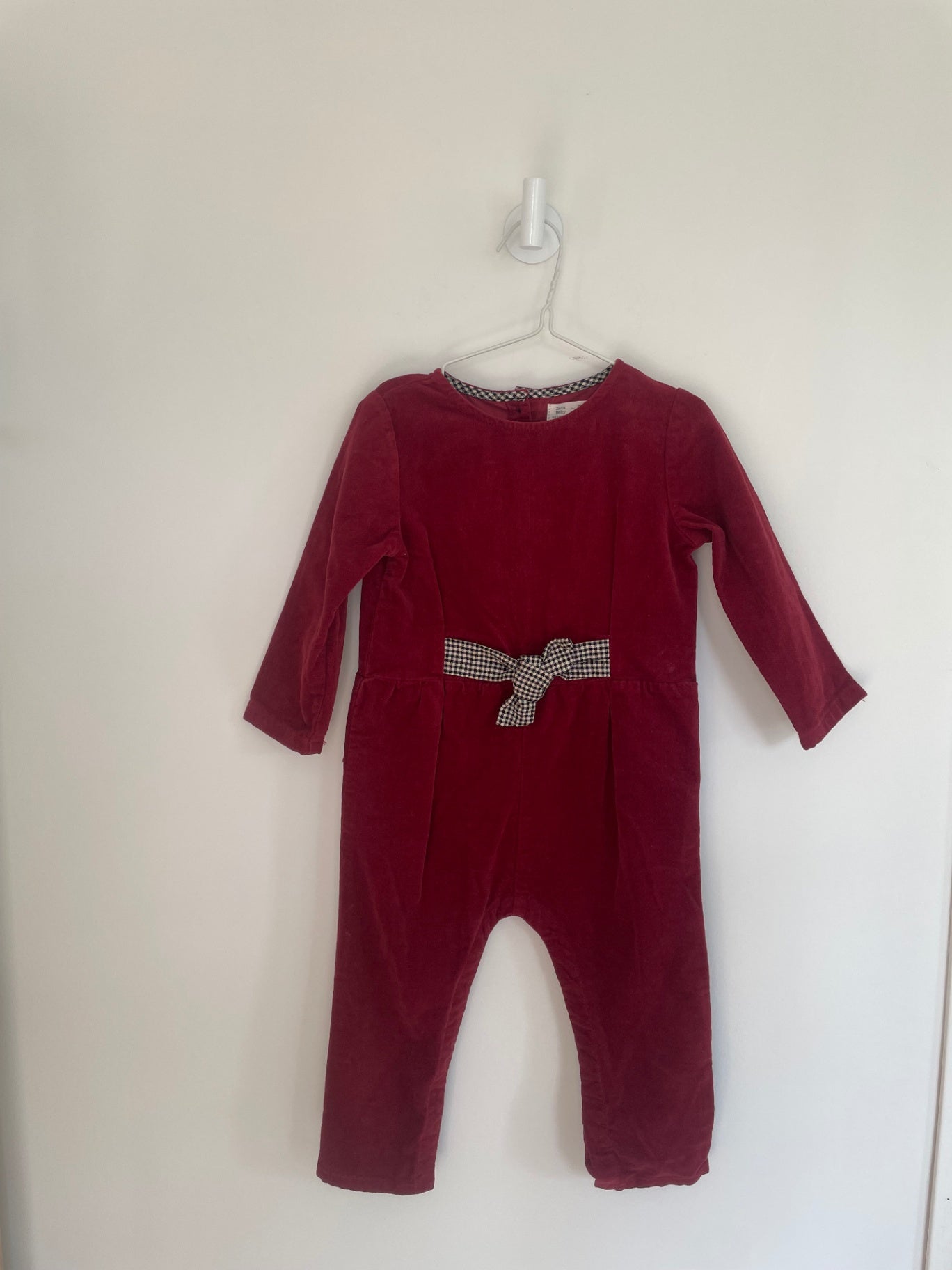 Zara Jumpsuit 2-3 years Red
