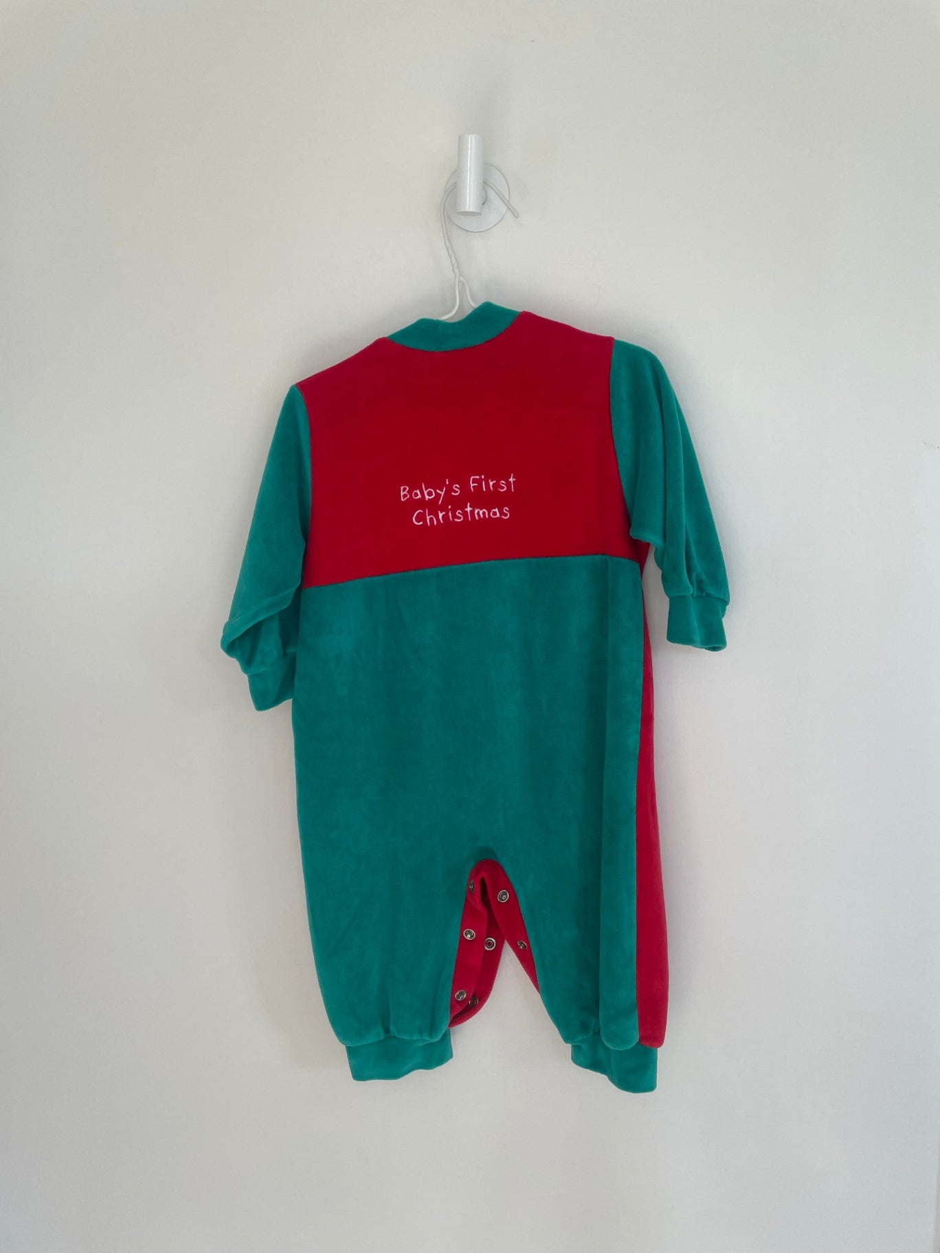 Disney Onesie/ romper 12 months Red and green