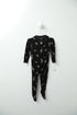 Kyte Onesie 12-18 months Black w/ floral