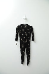 Kyte Onesie 12-18 months Black w/ floral