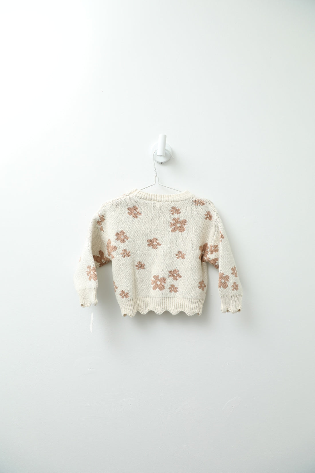 Unbranded Sweater 9 months Beige w/floral