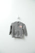 Roots Zip up Hoodie 6-12 months grey