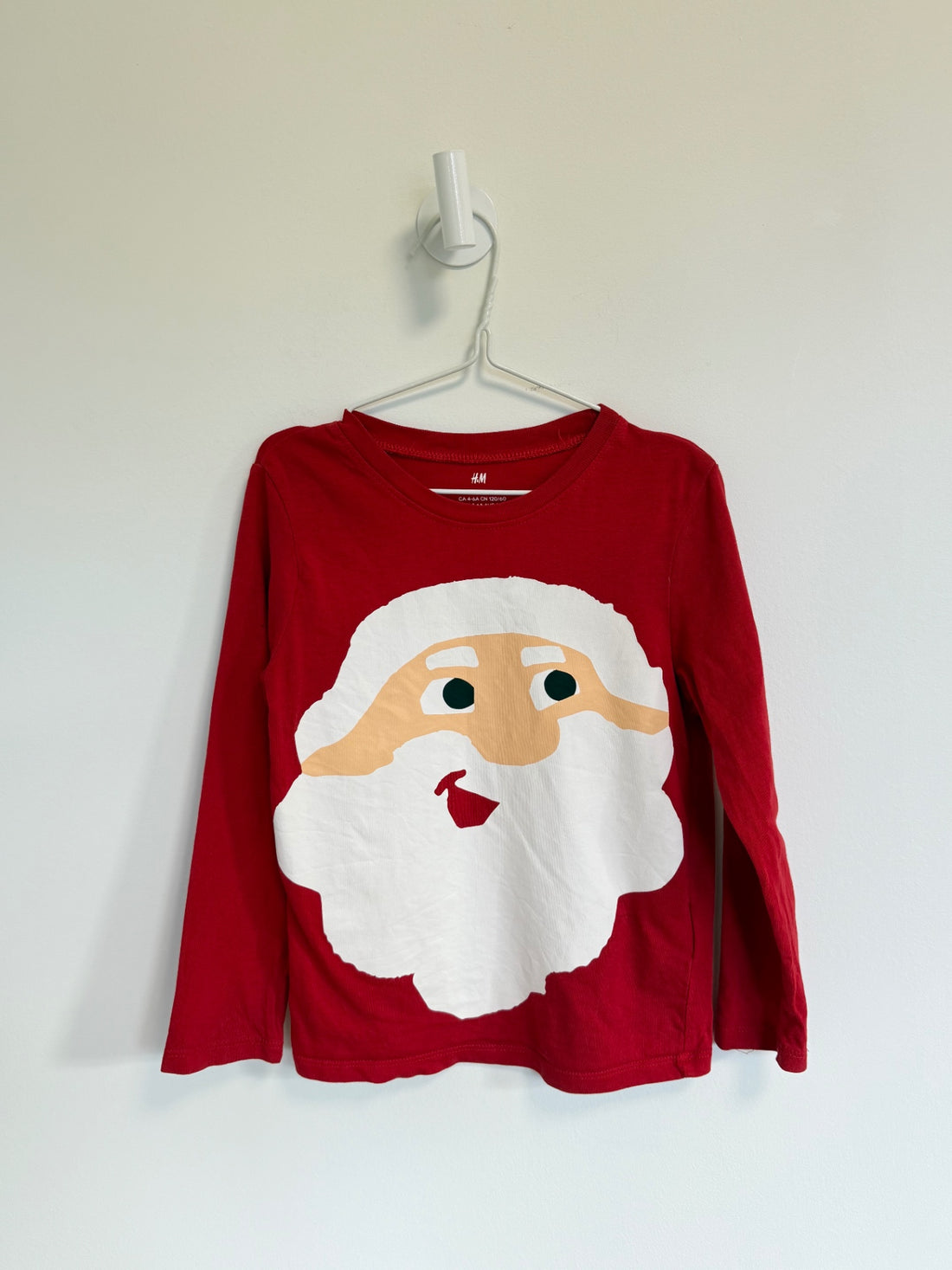 H&M Festive Long Sleeve Shirt 4-6 years