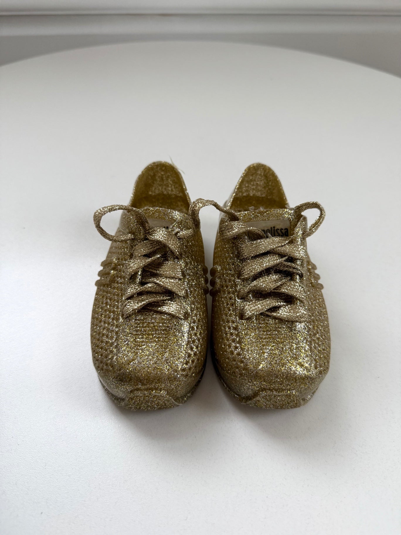 Mini Melissa Shoes Gold