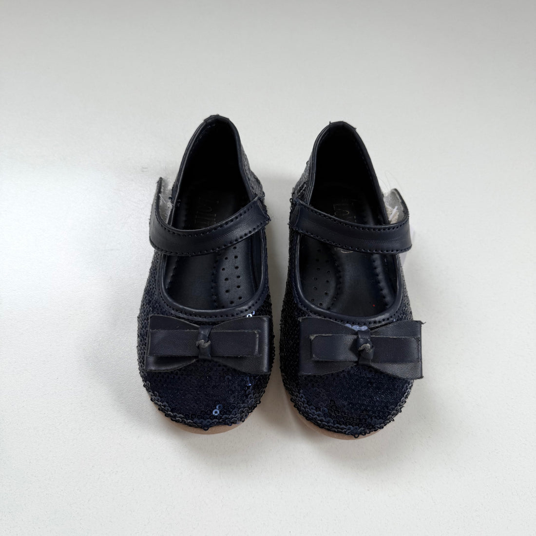 Lollipop Footwear 8 Navy Sparkle