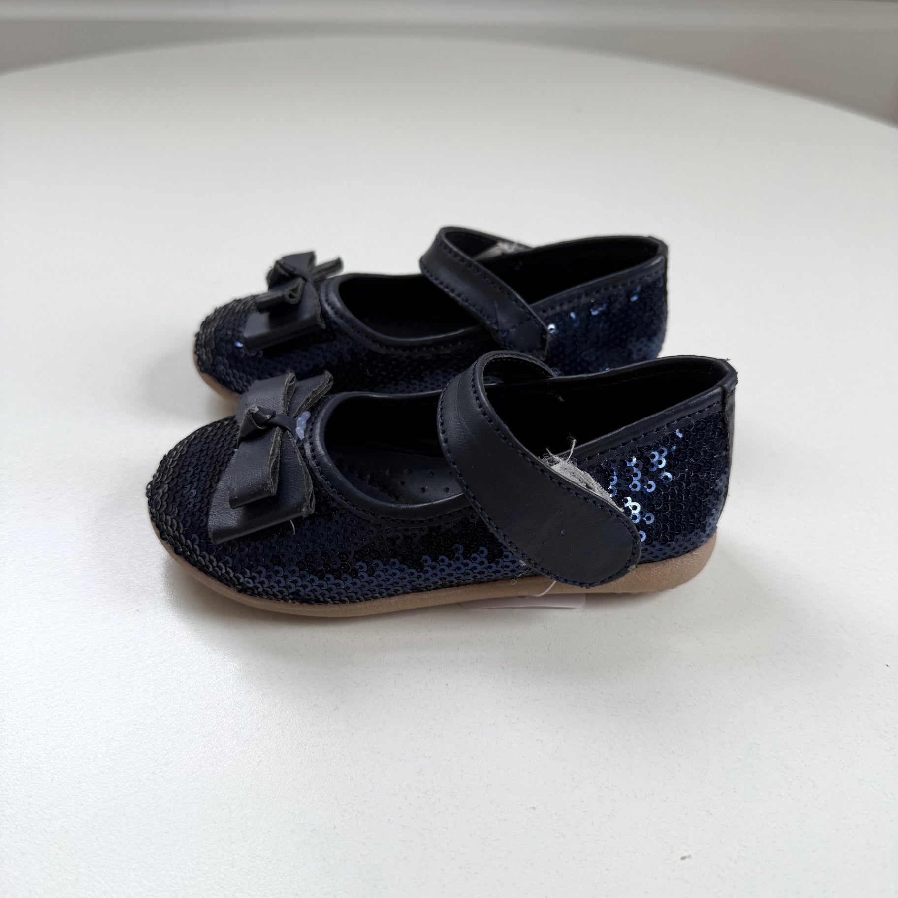 Lollipop Footwear 8 Navy Sparkle