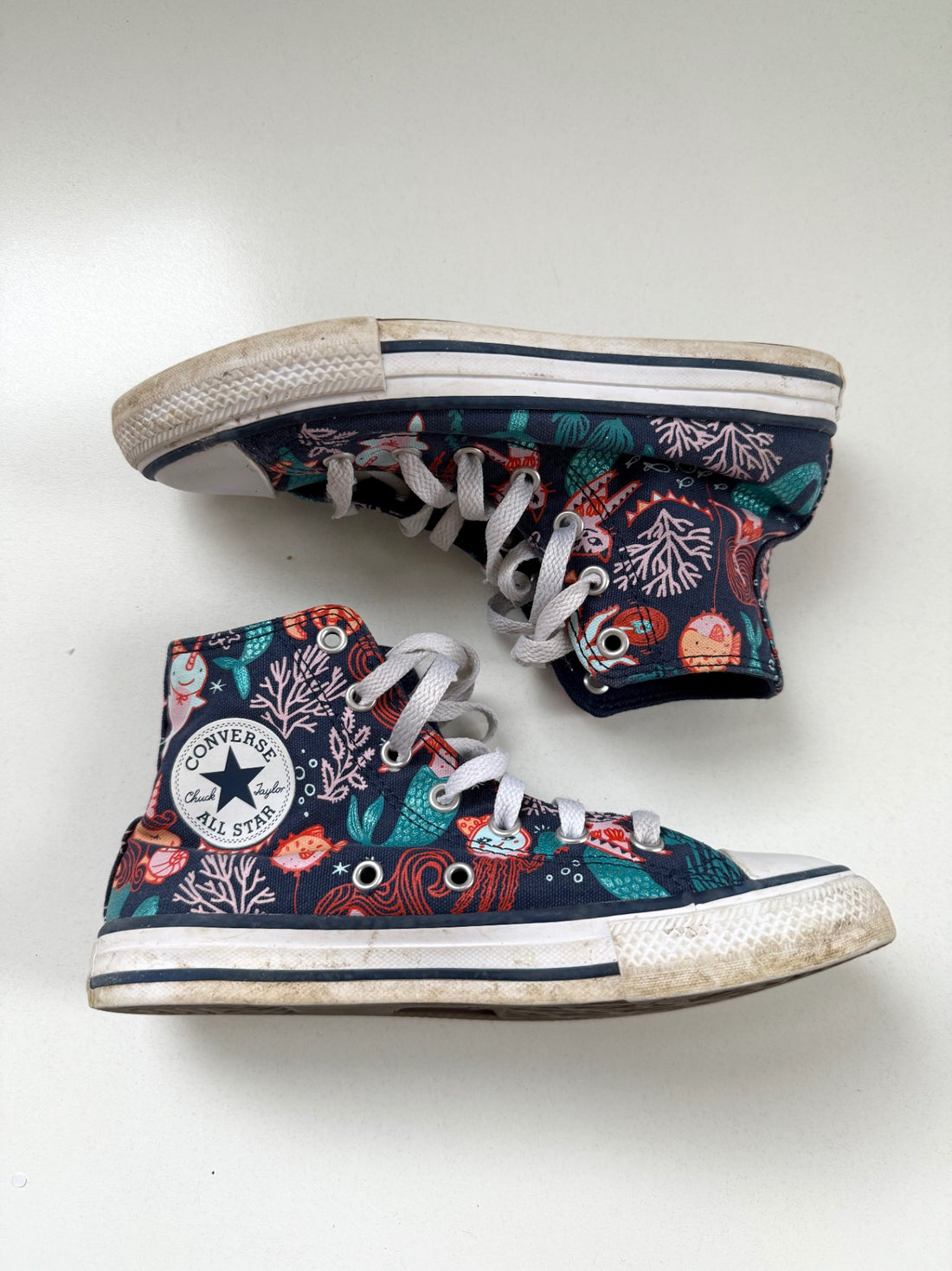 Converse Footwear 2 Cat Mermaid