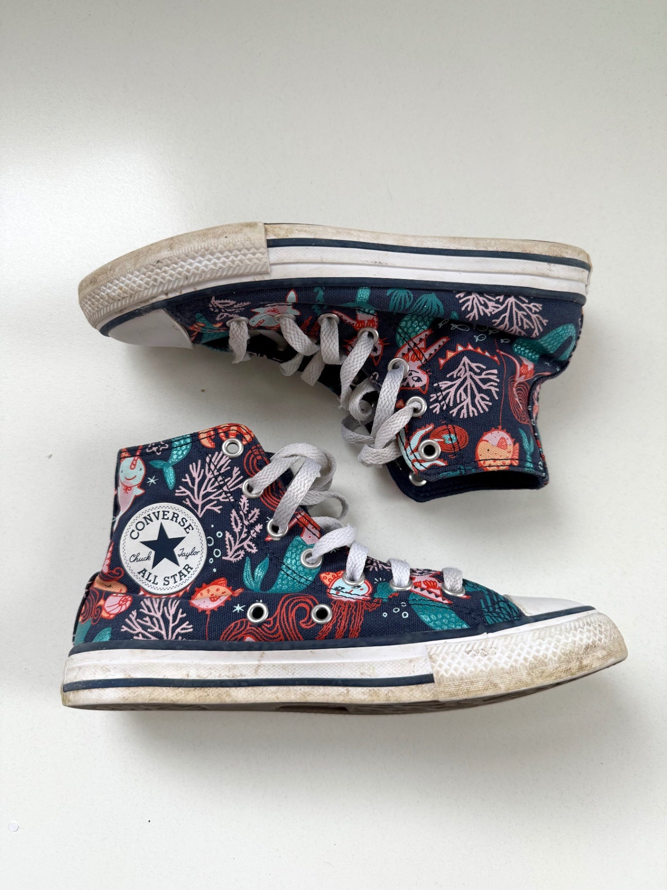 Converse Footwear 2 Cat Mermaid