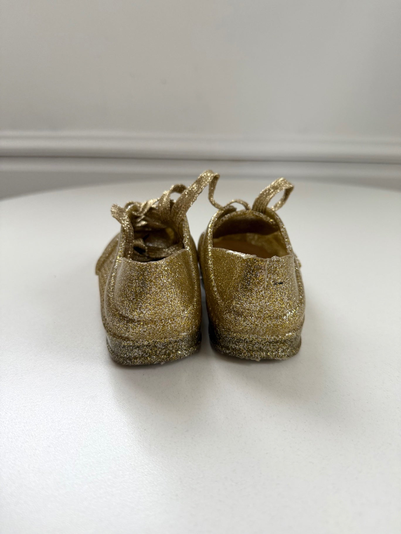 Mini Melissa Shoes Gold