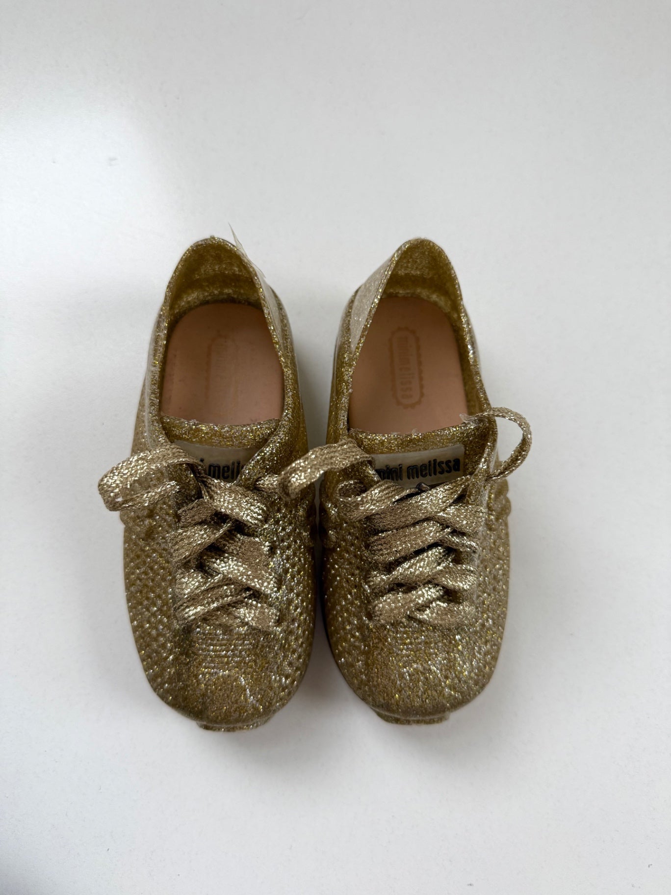 Mini Melissa Shoes Gold