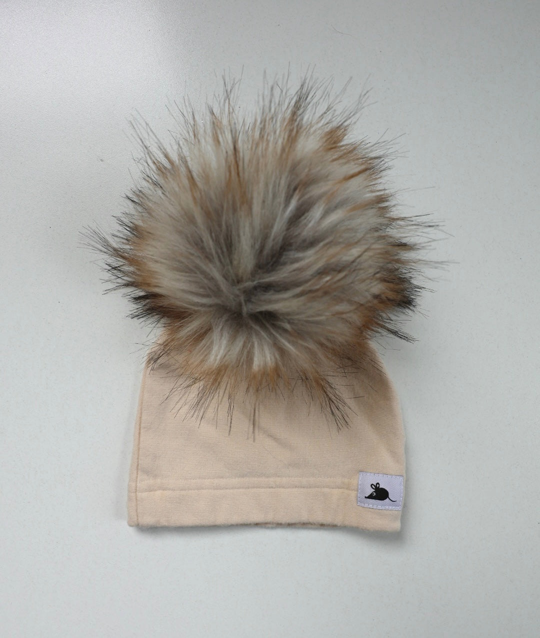 Lil Mus Hat Size 0-6 Beige