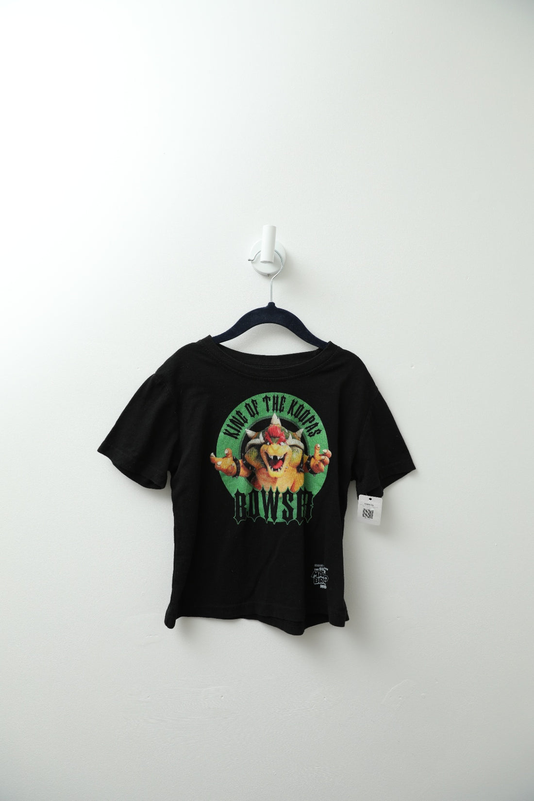Super Mario Bros Bowser T-Shirt 6-7 years Black