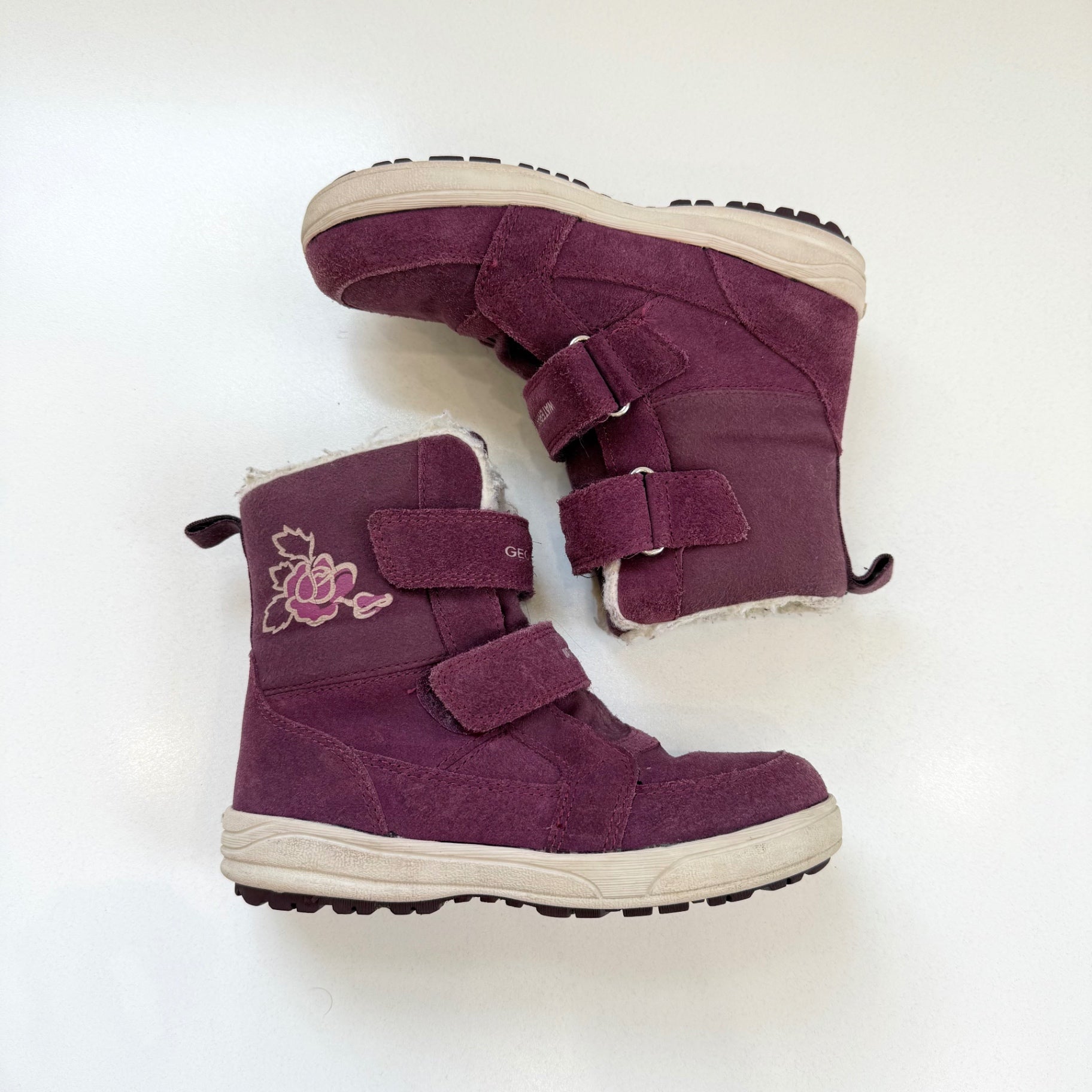 GEOX Shoes 30 Maroon