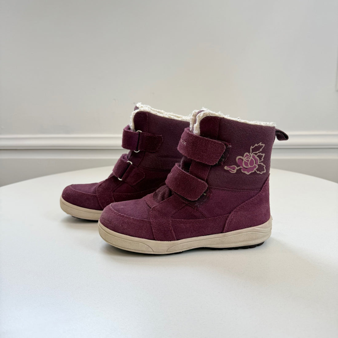 GEOX Shoes 30 Maroon