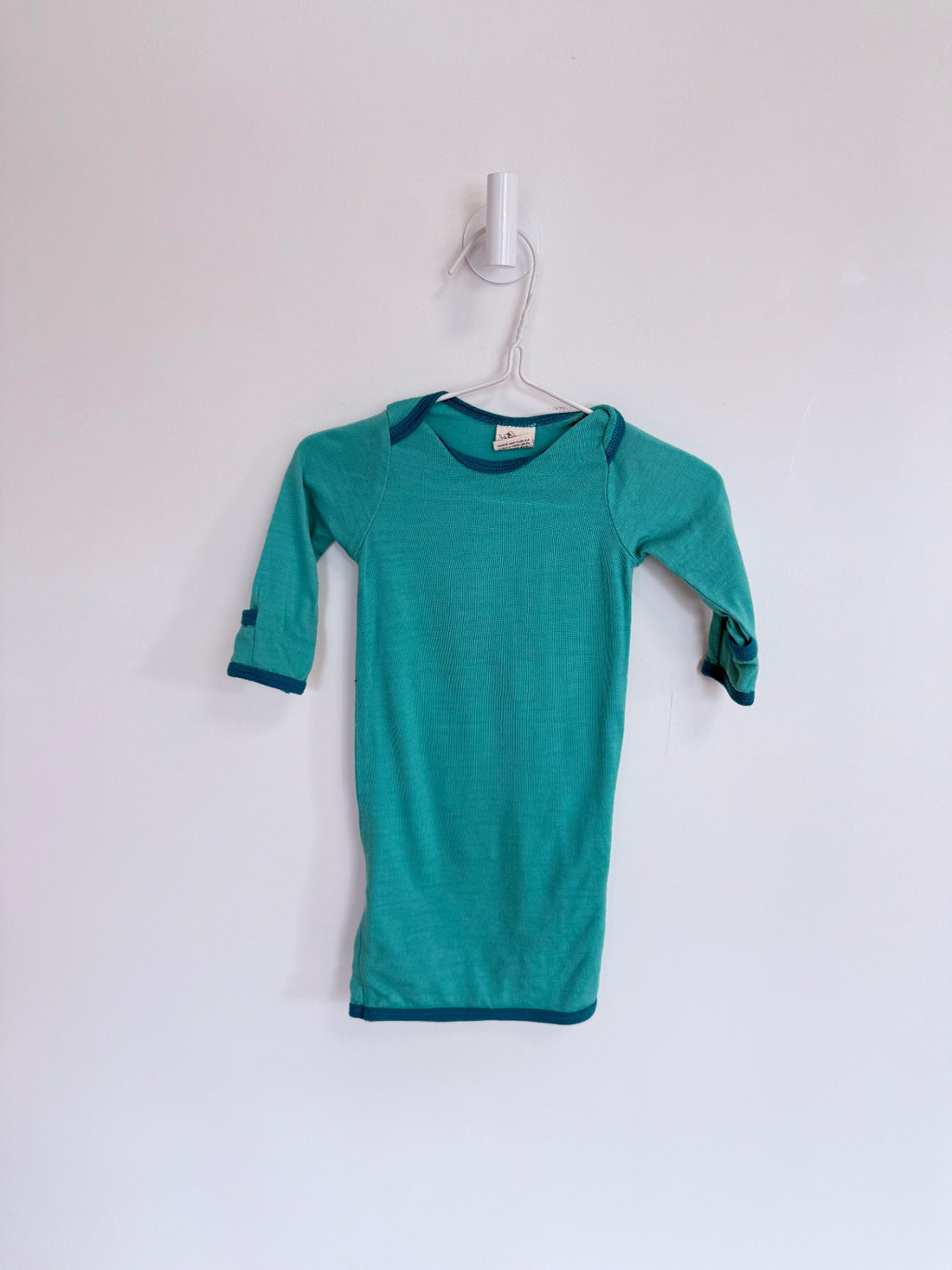 Wee Woolies Top 0-3 Months Turquoise