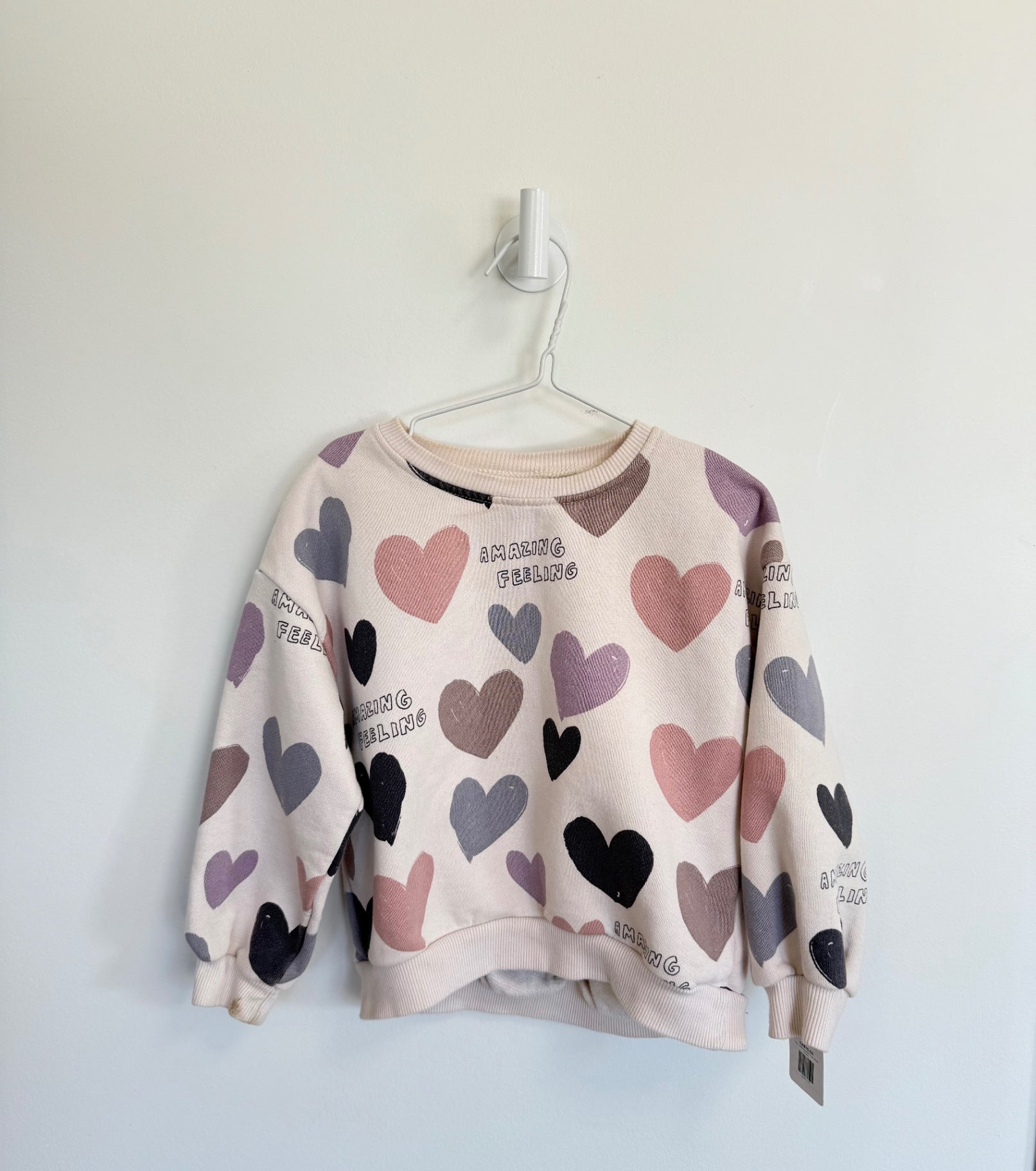 ZARA Sweatshirt 6 years Beige