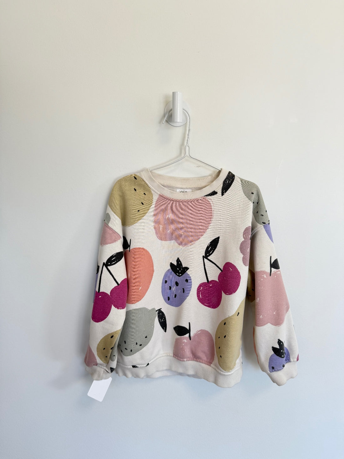 Zara Sweatshirt 5 years Pink & Cream