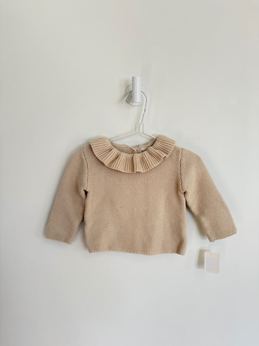 Qunicy Mae Sweater 6-12 months Beige
