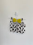 Wauwcapow-Copenhagen Skirt 1-2 years White + Black polkadot