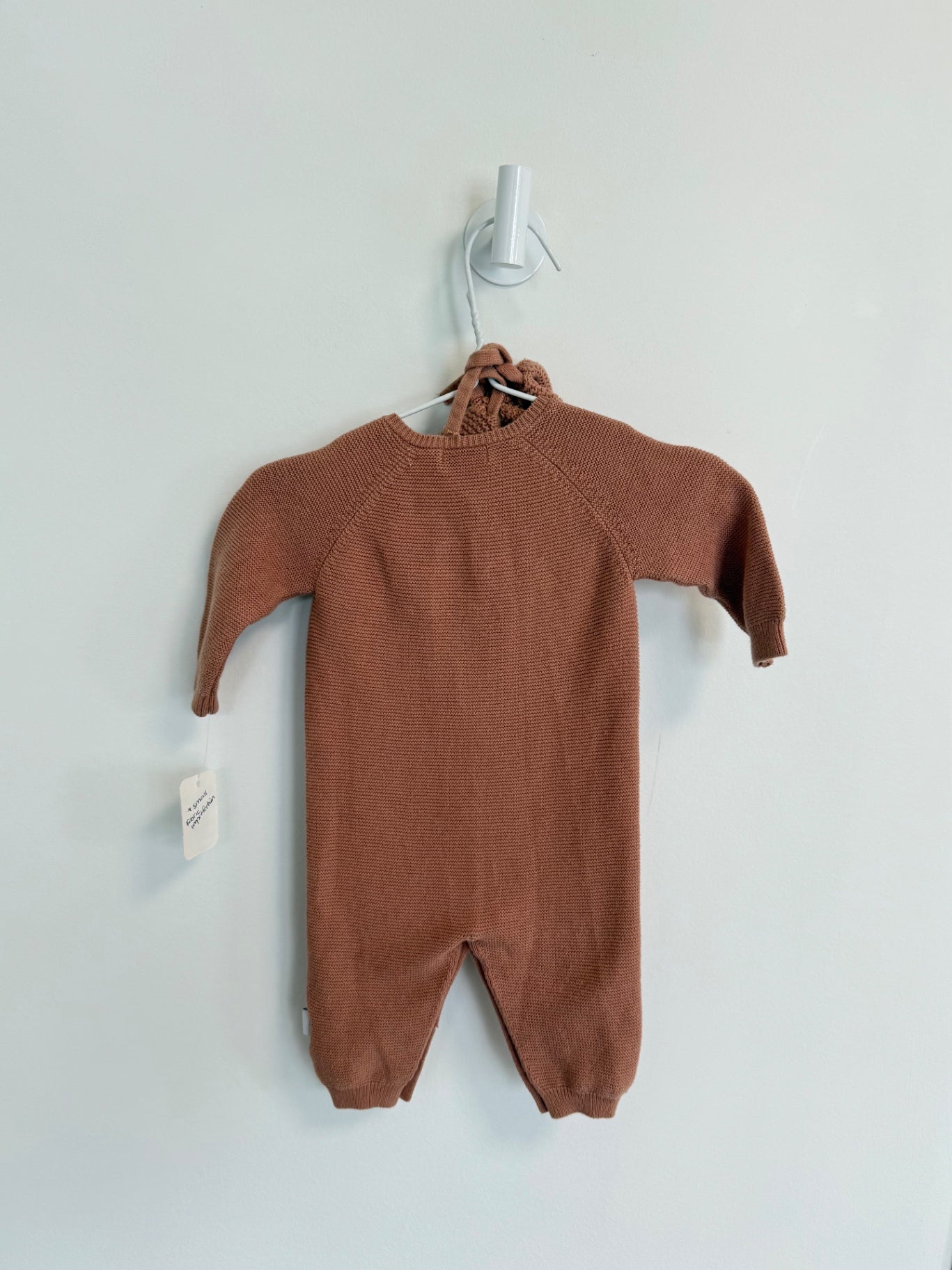 Noppies Onesie/ romper w/booties 1-2months Mauve