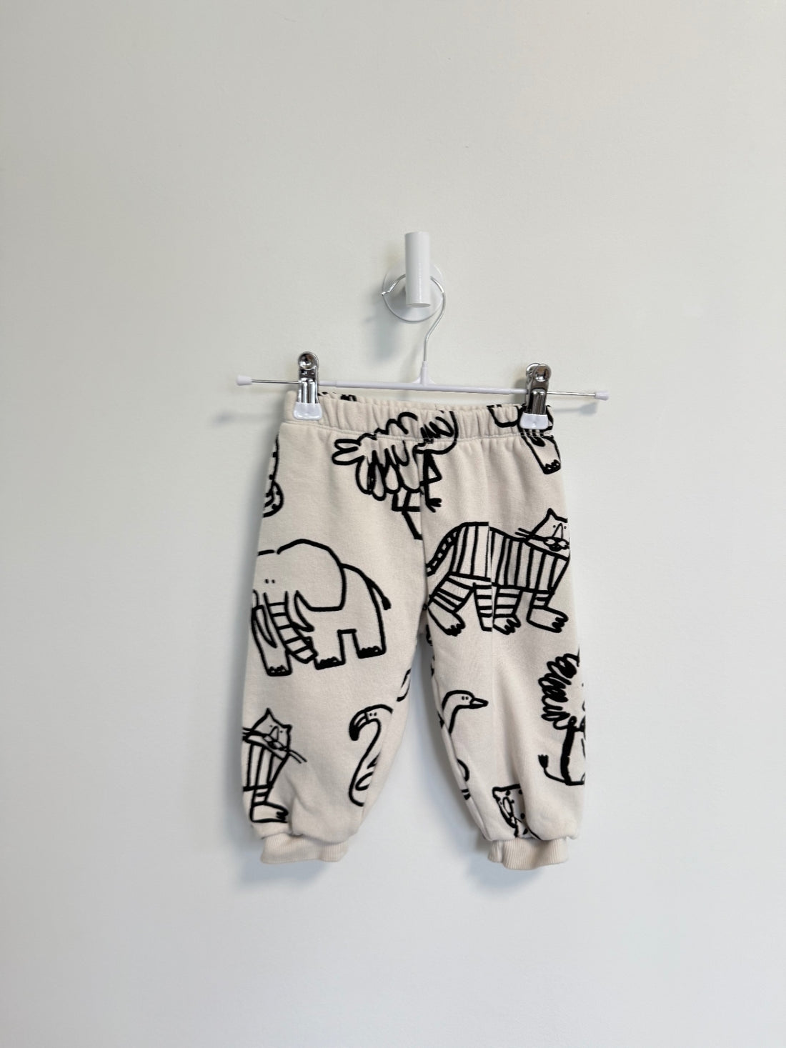 ZARA Pants 12-18 months white/black