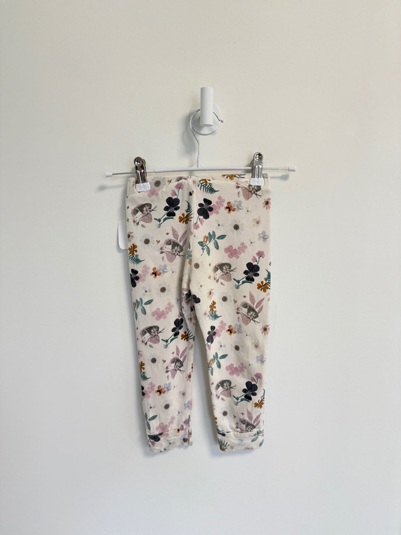Noppies Pants 12-18 months Cream with multicolor floral prin