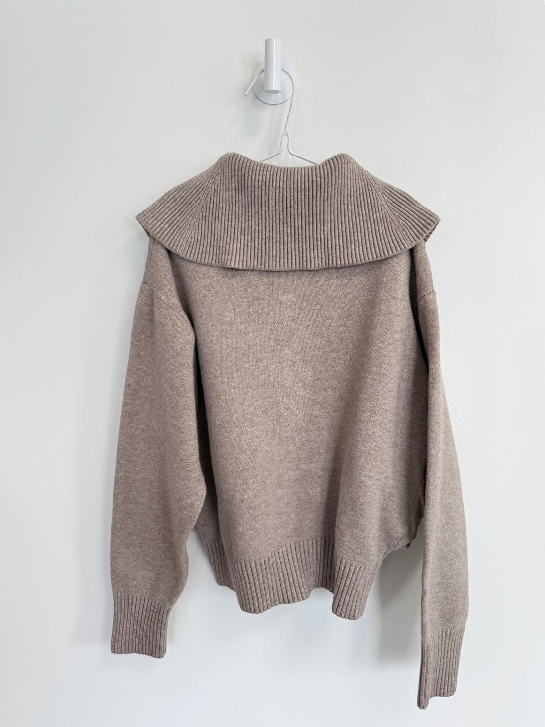 Zara Zip up Hoodie 13-14 Years Beige