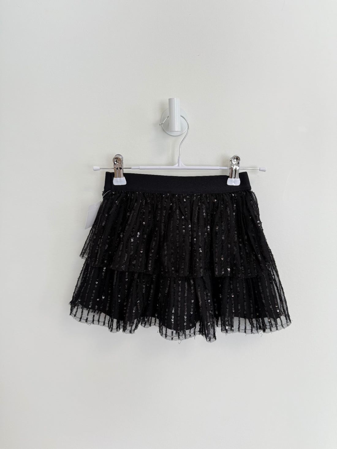 GAP Skirt XS (6) black sparkle