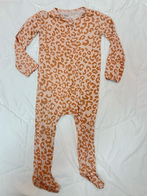 Pip + Phee Onesie 12-18 months Brown cheetah print