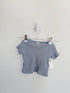 H&M 2 pc set 2-4 months Dusty Blue
